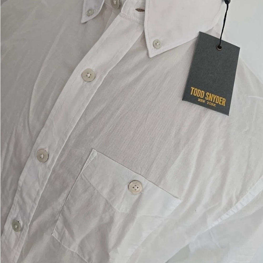 Todd Snyder Classic White Button-Down Shirt